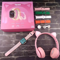 Coffret Montre Connectée TK702 Ultra 2 + Casque Silver en Tunisie Coffret Montre Connectée TK702 Ultra 2 + Casque Silver en Tunisie