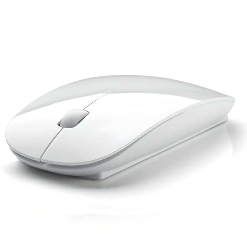 Souris Sans Fil 4D Blanc en Tunisie
