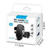 Support Voiture Pour Smartphone Air Outlet RT-606 Noir