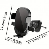 Support Voiture Pour Smartphone Air Outlet RT-606 Noir en Tunisie