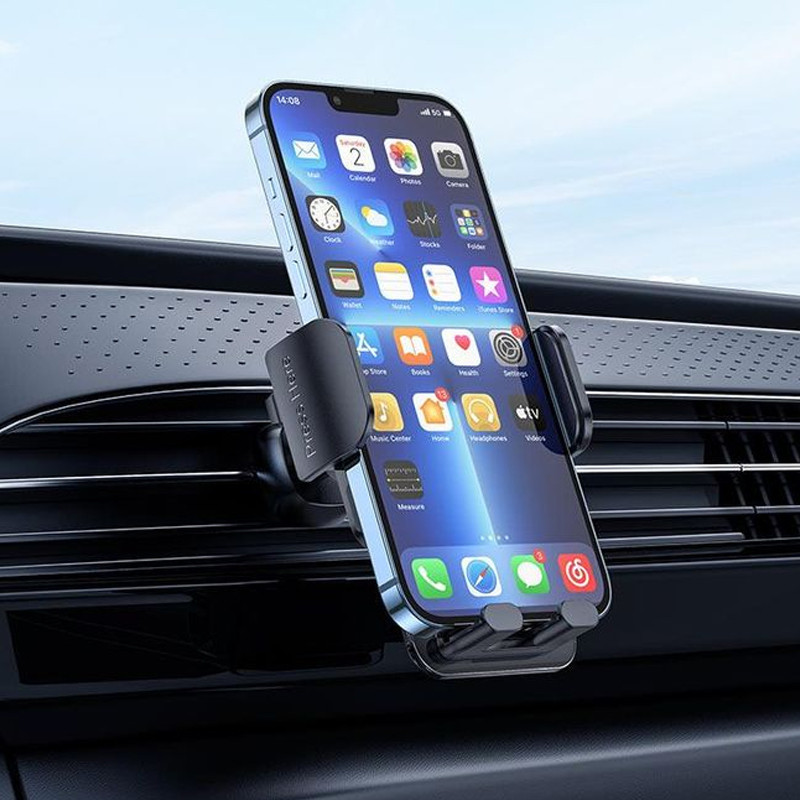 Support Voiture Pour Smartphone Air Outlet RT-606 Noir en Tunisie