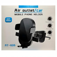 Support Voiture Pour Smartphone Air Outlet RT-606 Noir en Tunisie