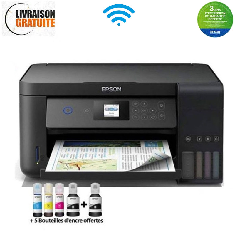 Imprimante Epson EcoTank L4260 Multifonction Jet D'encre A4 Wifi (C11CJ63411)