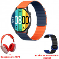 Montre Connectée Kieslect Watch Kr Pro Bleu & Orange en Tunisie