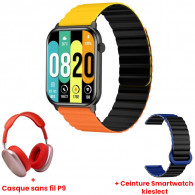 Montre Connectée Kieslect Calling Watch KS - Orangé & Jaune en Tunisie