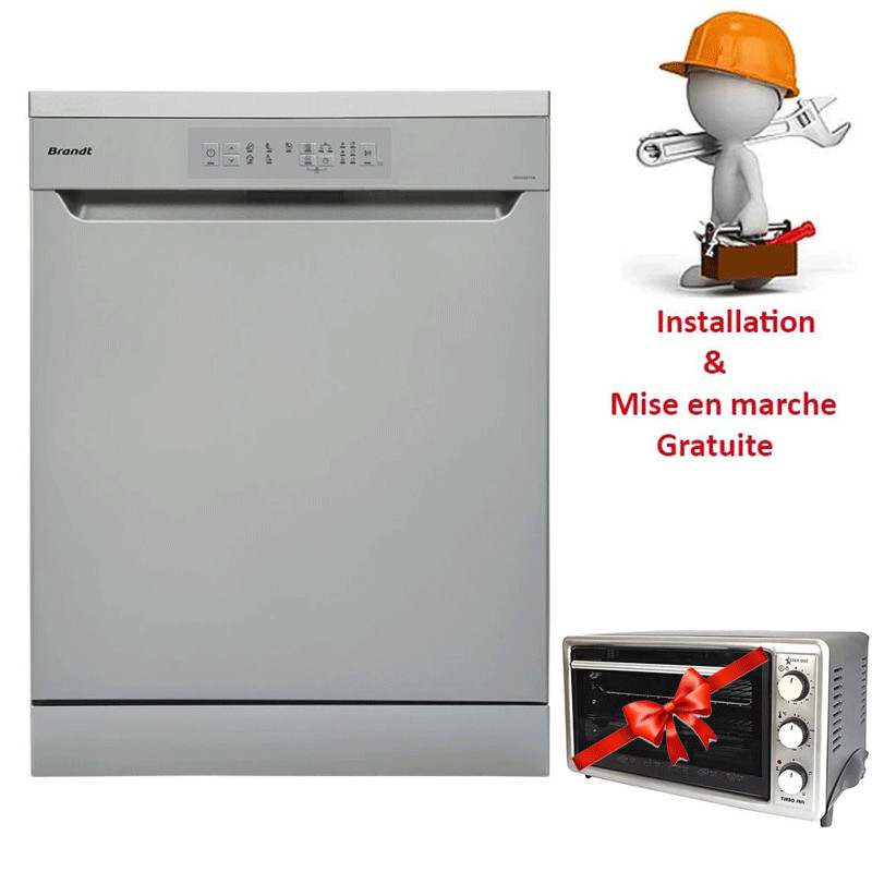 Lave Vaisselle Brandt 13 Couverts Silver