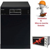 Lave vaisselle BRANDT 14 Couverts Noir (DFH14524B)