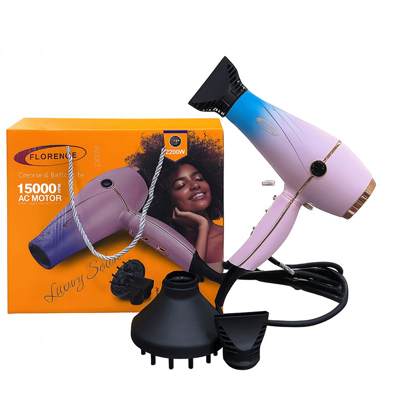 Sèche Cheveux Florence HK400 2200W Rose en Tunisie