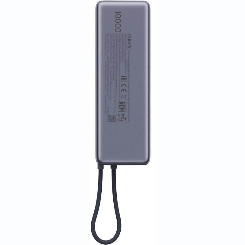 Power Bank Xiaomi 10 000 mAh Gris En Tunisie