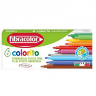 Pack De 6 Feutres Fibracolor Multicolore En Tunisie