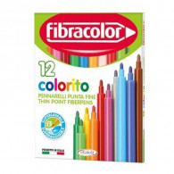 Pack De 12 Feutres Fibracolor Multicolore En Tunisie