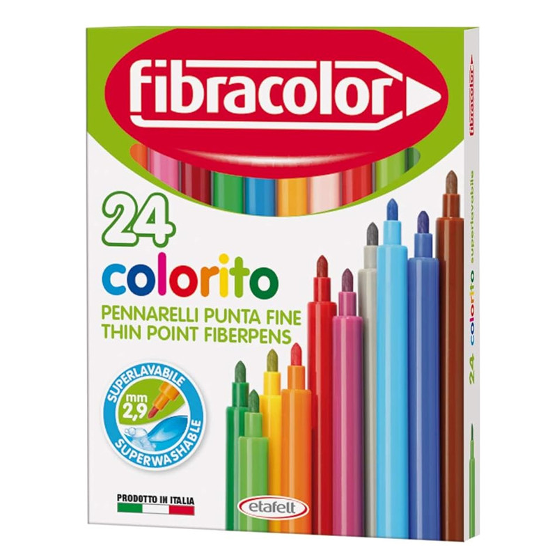 Pack De 24 Feutres Fibracolor Multicolore En Tunisie Pack De 24 Feutres Fibracolor Multicolore En Tunisie