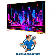 TV Unionaire ML75UR78 75" 4K UHD Smart TV Android Gold en Tunisie