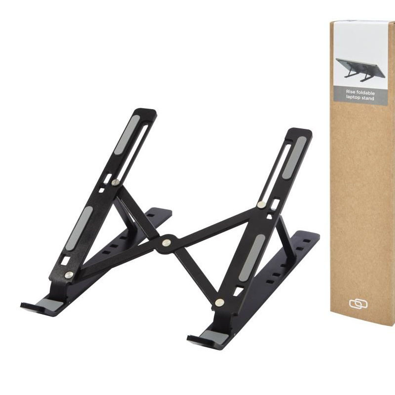 Support pour Pc Portable 17.3" en Aluminium Noir en Tunisie