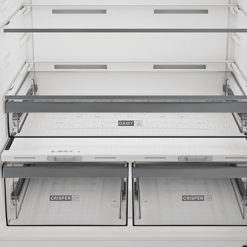 Réfrigérateur Whirlpool Combiné WBMF836573XNA 570 Litres Dual Nofrost Inox En Tunisie