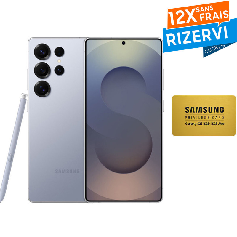 Smartphone Samsung Galaxy S25 Ultra 5G 12Go 256Go Silver en Tunisie