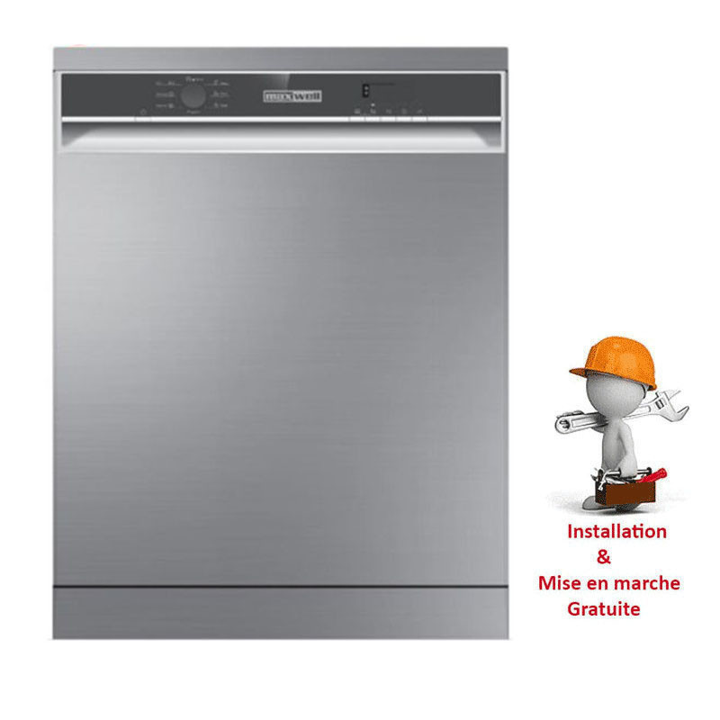 Lave Vaisselle Maxwell MAX-LVM1327BD-X 13 Couverts Inox En Tunisie