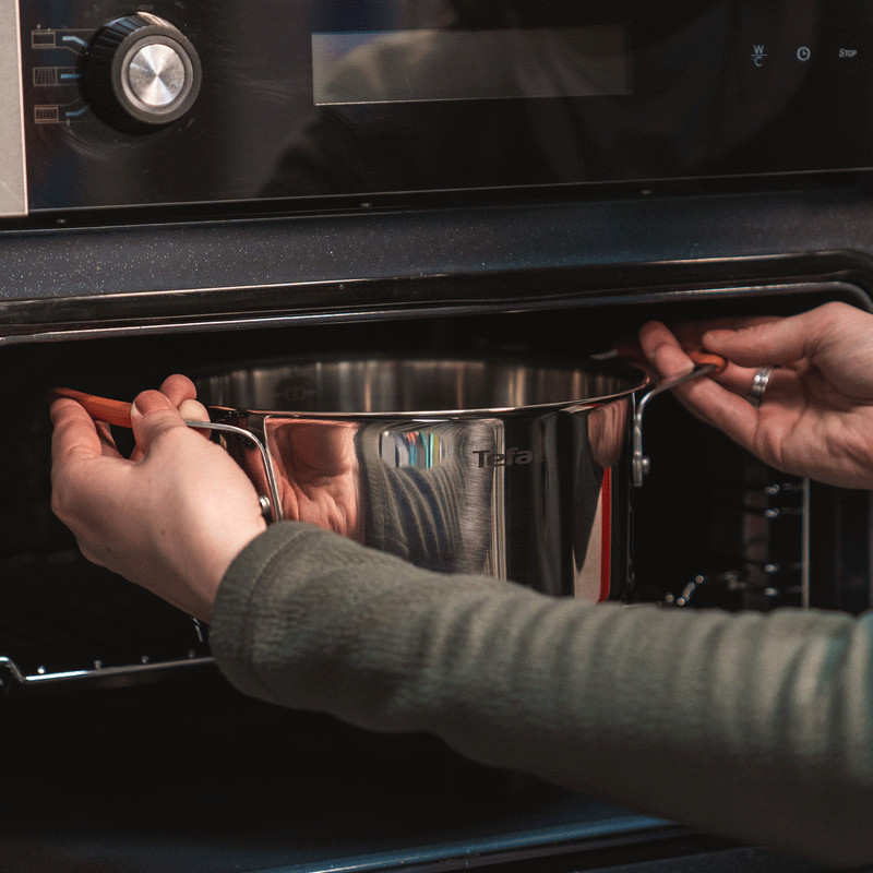 Batterie de Cuisine Tefal Opti'Space 13 Pièces Inox en Tunisie