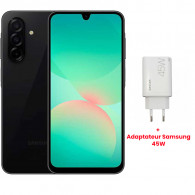 Samsung Galaxy A26 5G 6Go 128Go Noir en Tunisie