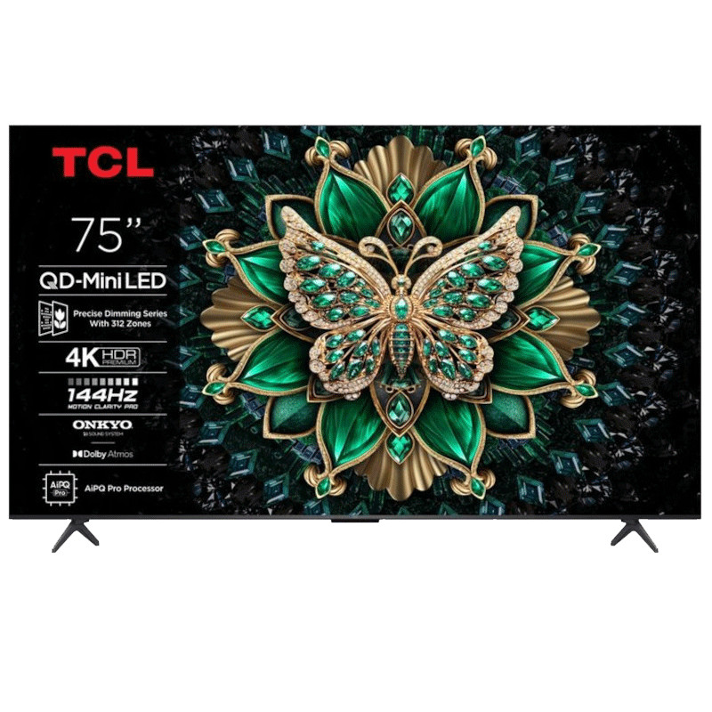 TV TCL C6K 75" 4K UHD Smart TV MiniLED Noir en Tunisie