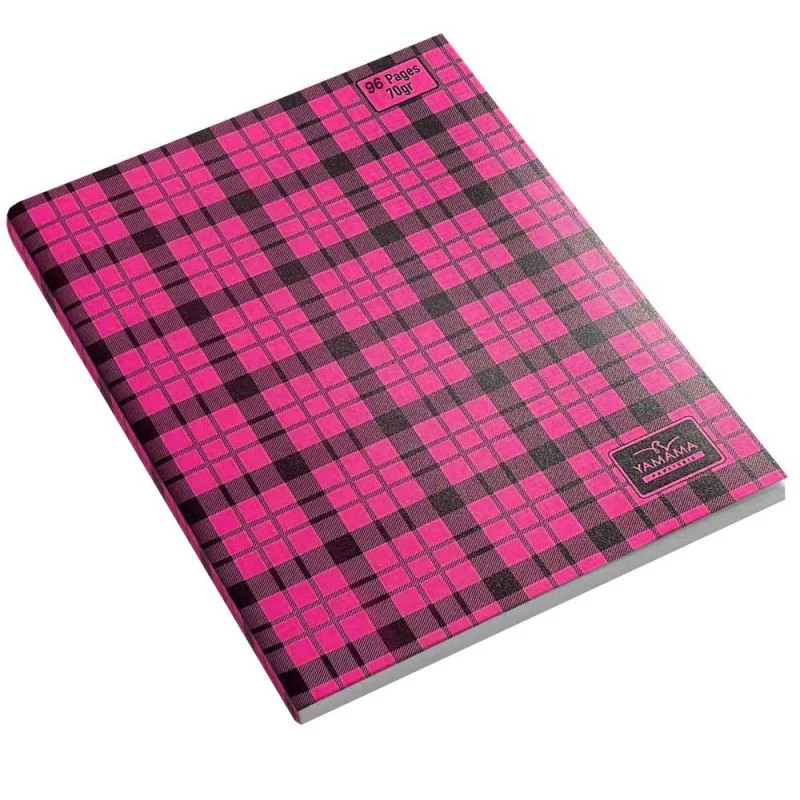 Cahier Piqure Yamama  à Carreau 96 Pages 17 x 22cm 70G Rose En Tunisie