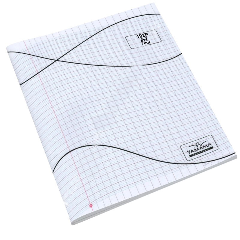 Cahier Piqure Yamama 192 Pages 17 x 22cm 70G Transparent En Tunisie Cahier Piqure Yamama 192 Pages 17 x 22cm 70G Transparent En Tunisie