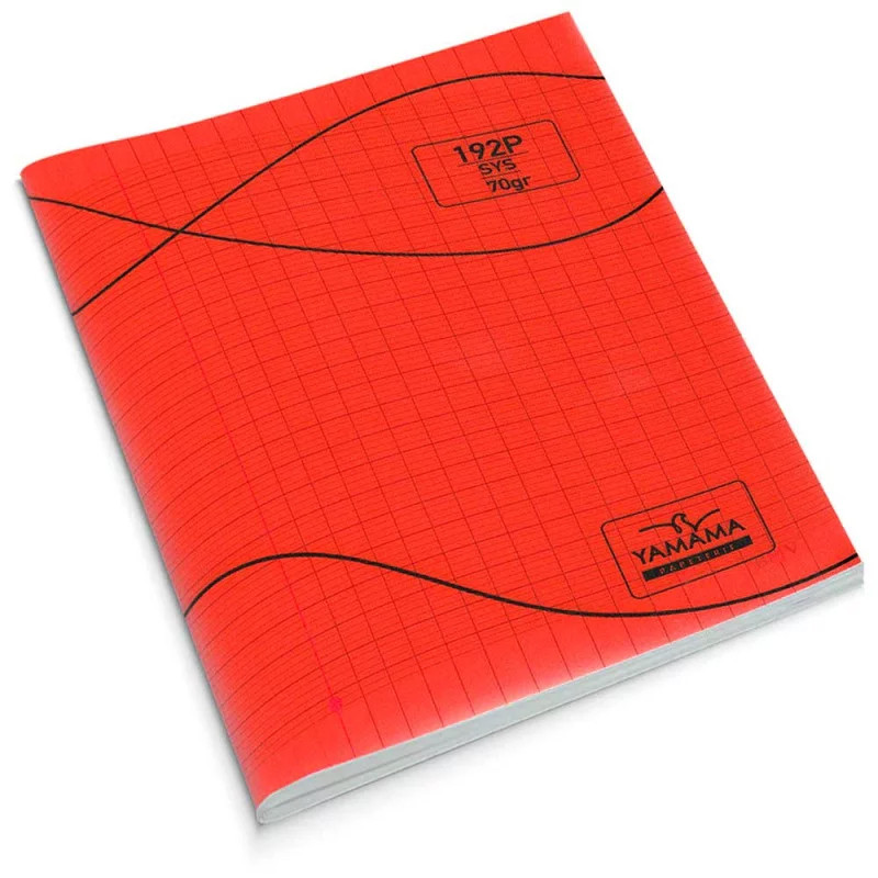 Cahier Piqure Yamama 192 Pages 17 x 22cm 70G Rouge En Tunisie Cahier Piqure Yamama 192 Pages 17 x 22cm 70G Rouge En Tunisie