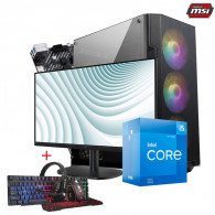 Pc Gamer ProMSI i5 12Gén 8Go RTX 3060 512Go SSD Noir