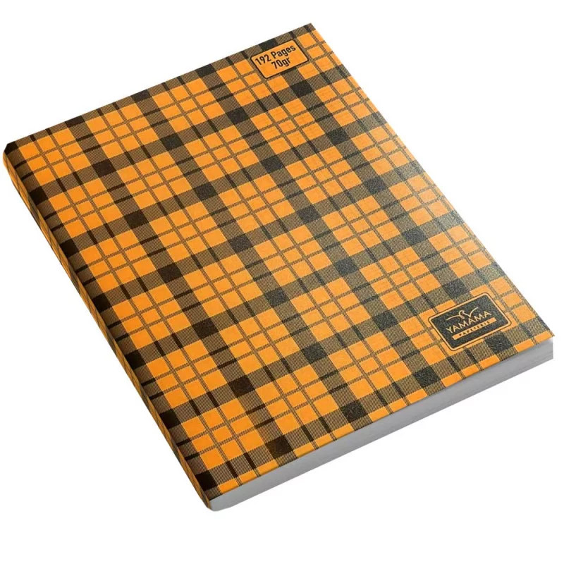 Cahier Piqure Yamama à Carreau 192 Pages 17 x 22cm 70G Orange En Tunisie Cahier Piqure Yamama à Carreau 192 Pages 17 x 22cm 70G Orange En Tunisie