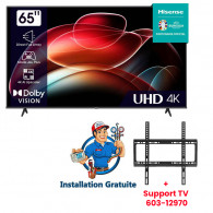 Tv Hisense 65A6K 65" UHD 4K Smart Tv Noir