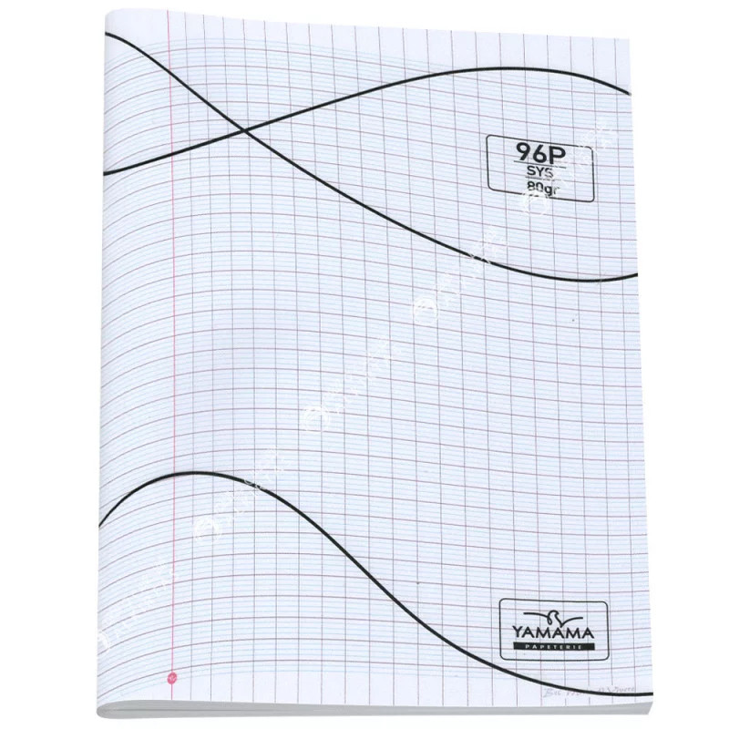 Cahier Piqure Yamama 96 Pages 80G Transparent