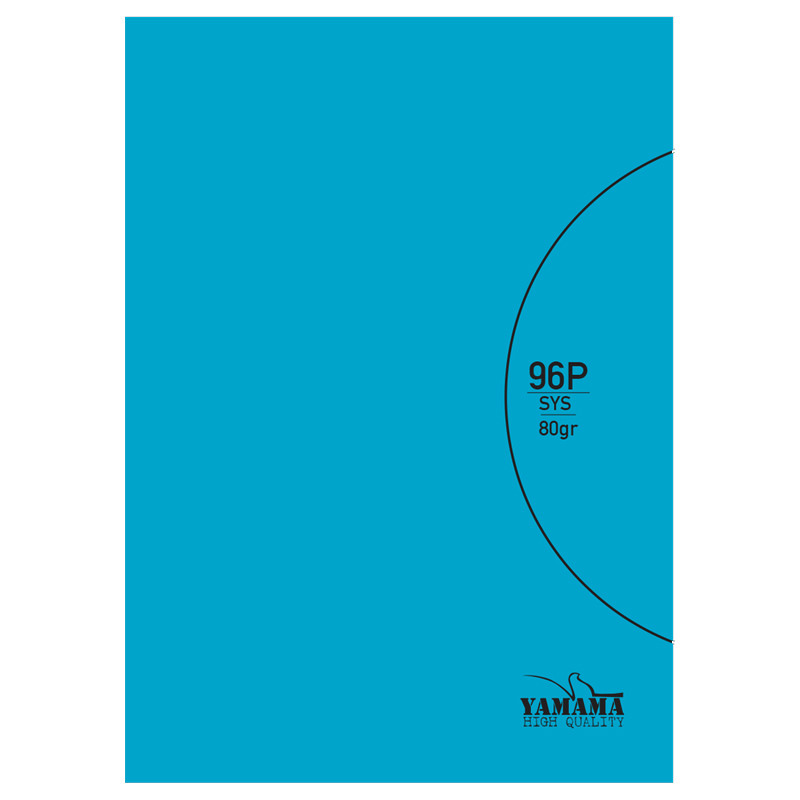 Cahier Piqure Yamama Uni SYS 96 Pages 17 x 22cm 80G Bleu en Tunisie