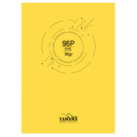Cahier Piqure Yamama Uni Sys 96Pages 17 x 22cm 90G Jaune en Tunisie