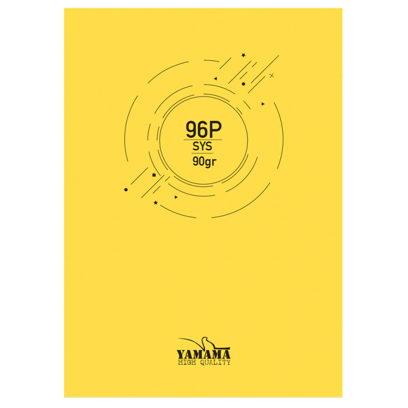 Cahier Piqure Yamama Uni Sys 96Pages 17 x 22cm 90G Jaune en Tunisie Cahier Piqure Yamama Uni Sys 96Pages 17 x 22cm 90G Jaune en Tunisie