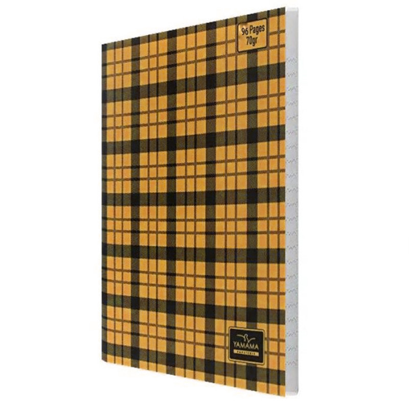 Cahier Piqure Yamama à Carreau 96 Pages 17 x 22cm 70G Orange en Tunisie