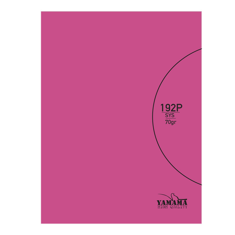 Cahier Piqure Yamama 96 Pages 24x 32cm 80G Rose En Tunisie