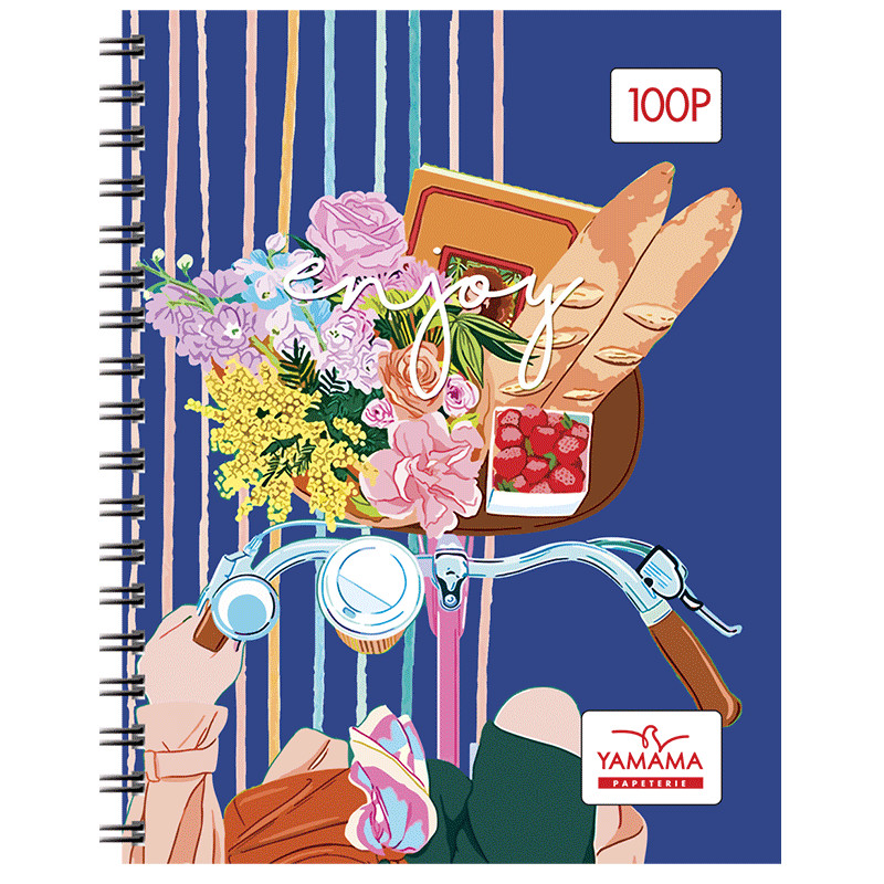 Cahier Yamama  Wiro Fantaisie 100Pages 17 x 22cm 70G Assorties EN Tunisie