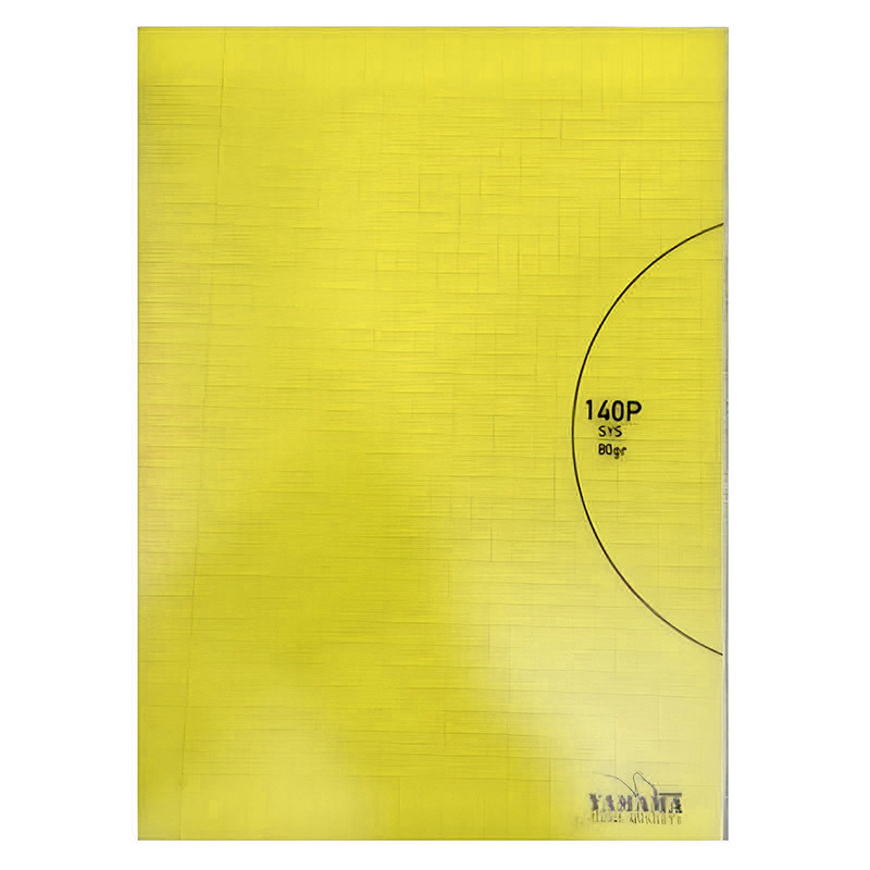 Cahier Piqure Yamama BMV 140 Pages 24 x 32cm 80G Jaune en Tunisie