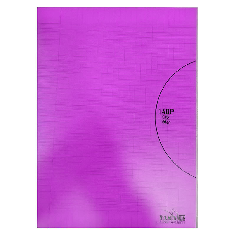 Cahier Piqure Yamama BMV 140 Pages 24 x 32cm 80G Violet en Tunisie