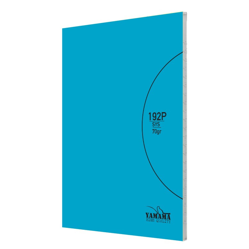 Cahier Piqure Yamama 192 Pages 24x 32cm 70G Bleu En Tunisie
