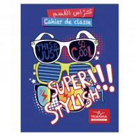Cahier de Classe Yamama Fantaisie 36Pages 17 x 22cm 60G Assorties En Tunisie