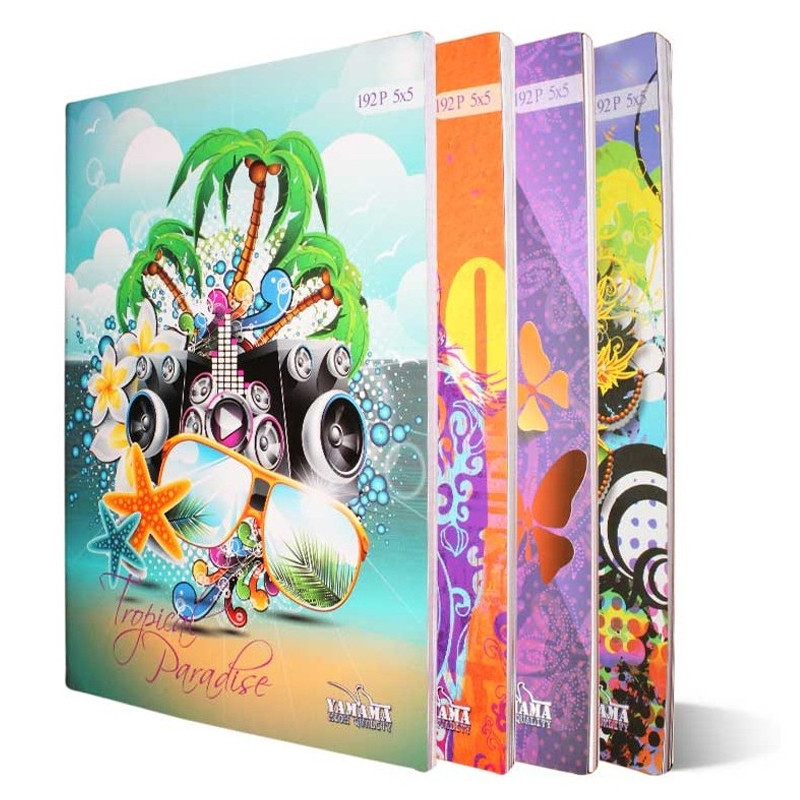 Cahier Piqure Yamama 5x5 192 Pages 24 x 32cm 70G