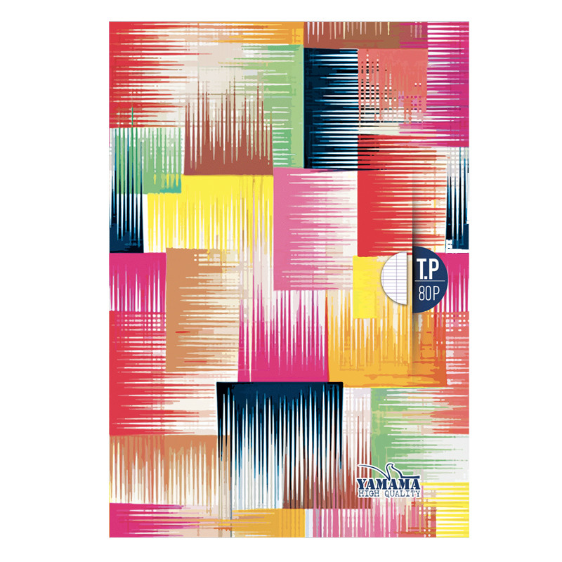 Cahier TP Piqués Yamama 96Pages 21 x 29.7cm 80G Assorties En Tunisie
