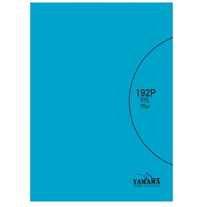 Cahier Piqure Yamama 192Pages 24 x 32 cm 70G Bleu en Tunisie
