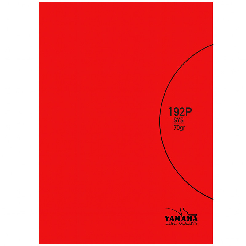Cahier Piqure Yamama 192Pages 24 x 32 cm 70G Rouge en Tunisie
