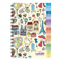 Carnet Wiro Yamama 100Pages 7.5x 11cm 70G Assorties En Tunisie