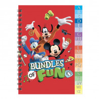 Carnet Wiro Yamama Disney 114 Pages 11x16cm 70G Assorties