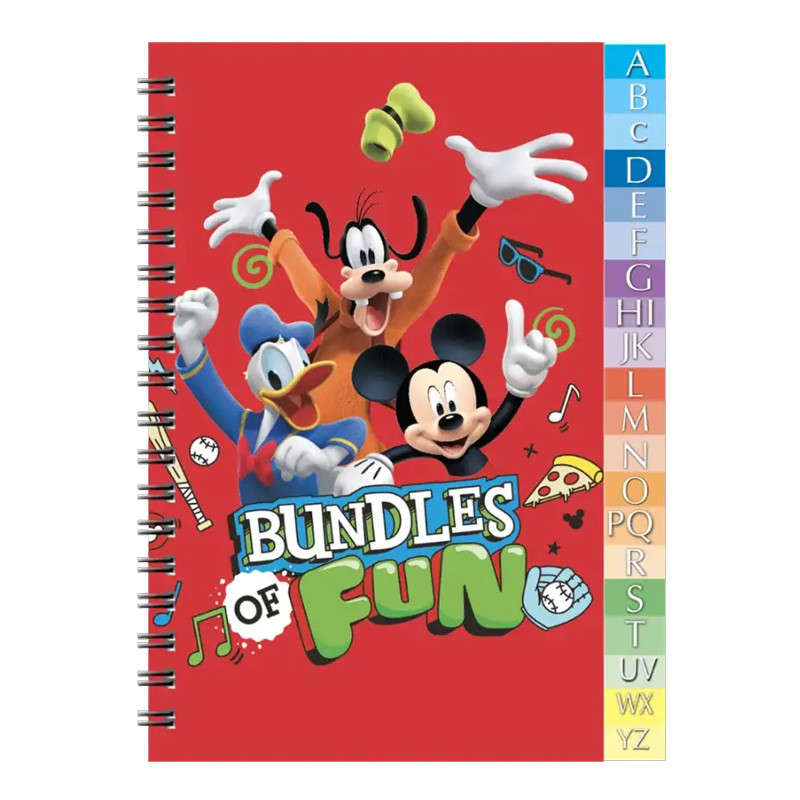 Carnet Wiro Yamama Disney 114 Pages 11x16cm 70G Assorties