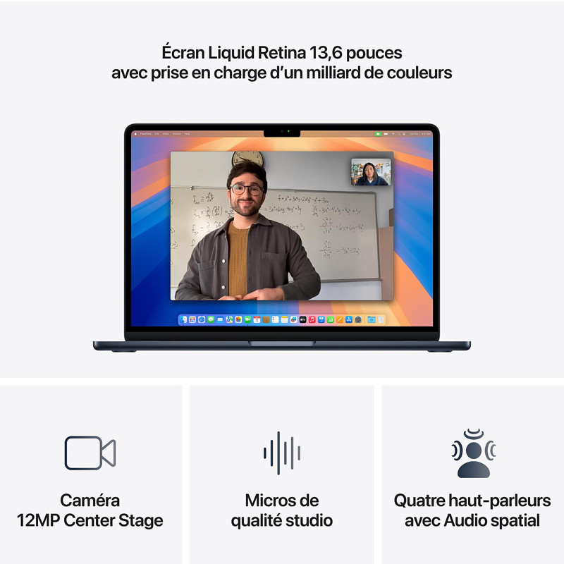 Apple MacBook Air M4 13" 16Go 512Go SSD Noir  En Tunisie