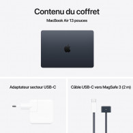 Apple MacBook Air M4 13" 16Go 512Go SSD Noir  En Tunisie